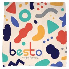 Cotton Feel Swaddle Blanket 42- X 42- 200 GSM Poly/Spandex -