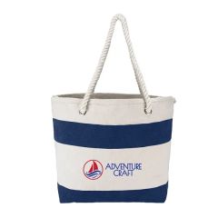 Cotton Resort Tote Bag With Rope Handle