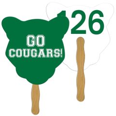 Cougar Auction Hand Fan Full Color
