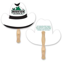 Cowboy Hat Shape Hand Fan