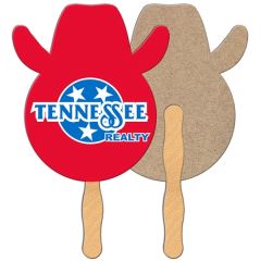 Cowboy Recycled Hand Fan
