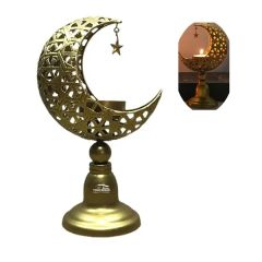Creative Moon Shaped Candle Holders Table Decorations