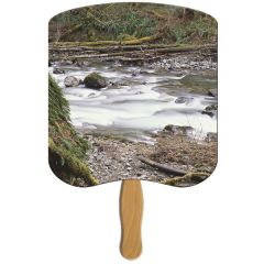 Creek Hand Fan Stock Graphic