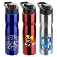 Crescent 25 Oz Stainless Steel Bottle