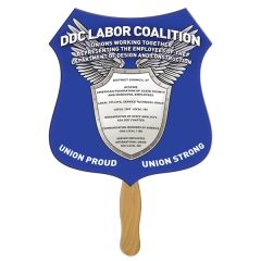 Crest Hand Fan Full Color 1 Side