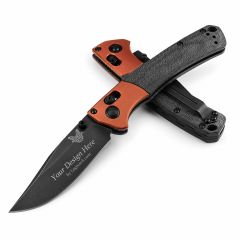 Benchmade Crooked River Burnt Copper Black Micarta