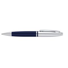 Cross Calais Chrome and Blue Ballpoint Pen