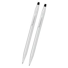 Cross Classic Century Lustrous Chrome Pen and Pencil Set