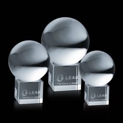 Crystal Ball Award On Cube