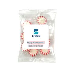 Csp-53 Striped Peppermints Candy In Small Label Pack