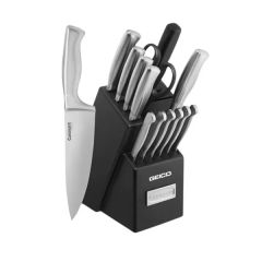 Cuisinart Stainless Steel Hollow Handle 15 Piece Knife Block