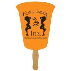 Cup Hand Fan Full Color 1 Side