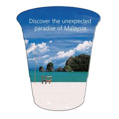 Cup Paper Window Sign Approximately 8 Inch X 8 Inch