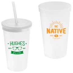 Cups-On-The-Go 22 Oz Stadium Cup Offset Printed