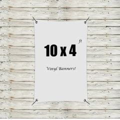 Custom 10 X 4 Vinyl Banners