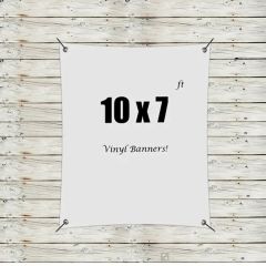 Custom 10 X 7 Vinyl Banners