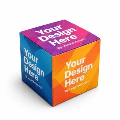Custom 2.75 Inch Inch Square Cube Box 4-Color Included