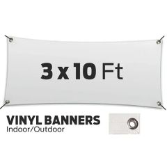 Custom 3 X 10 Inch Vinyl Banners