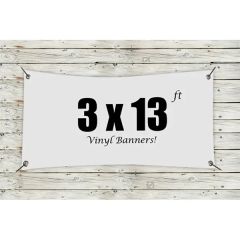 Custom 3 X 13 Vinyl Banners