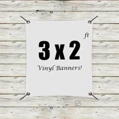 Custom 3 X 2 Vinyl Banners