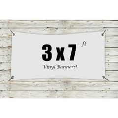 Custom 3 X 7 Vinyl Banners
