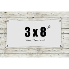 Custom 3 X 8 Vinyl Banners