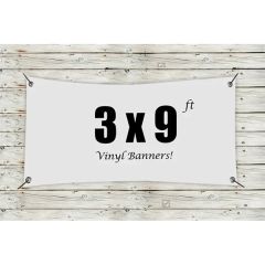 Custom 3 X 9 Vinyl Banners