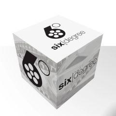 Custom 4 Inch Inch Square Cube Box 4-Color Included