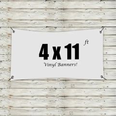Custom 4 X 11 Vinyl Banners