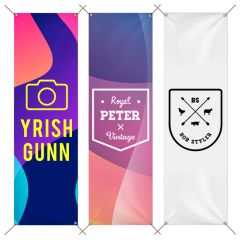 Custom 4 X 20 Vinyl Banners