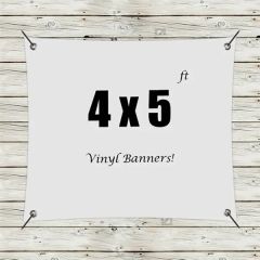 Custom 4 X 5 Vinyl Banners