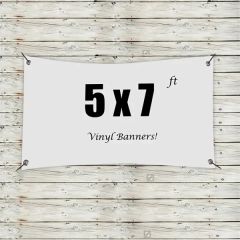 Custom 5 X 7 Vinyl Banners