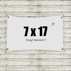 Custom 7 X 17 Vinyl Banners
