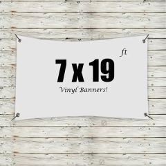Custom 7 X 19 Vinyl Banners