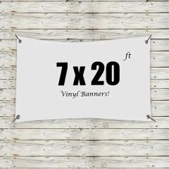 Custom 7 X 20 Vinyl Banners