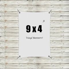 Custom 9 X 4 Vinyl Banners