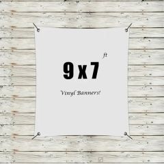 Custom 9 X 7 Vinyl Banners