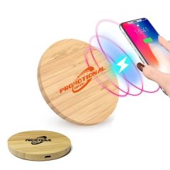 Custom Bamboo Phone Wireless Charging Pad