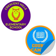 Custom Circle Stickers 1in X 1in