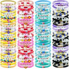Custom Clay Bead Friendship Bracelet