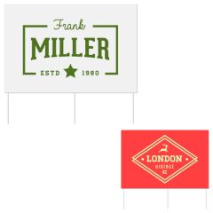 Custom Corrugated Yard/Lawn Sign