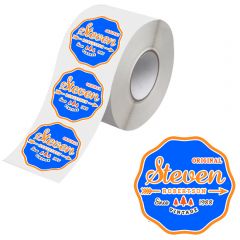 Custom Cut Roll Labels 3in X 3in
