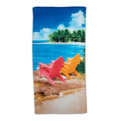 Custom Fiber Reactive Beach Towel