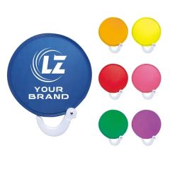 Custom Foldable Nylon Hand Fan Outdoor Event Gifts
