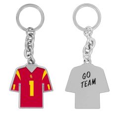 Custom Football Jersey Key Chain