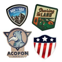 Custom Full Color Faux Leather Patches