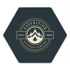 Custom Full-Color Post Cards And Hexagon-Shaped Coasters