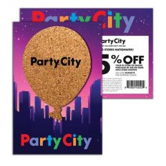 Custom Full-Color Post Cards With Balloon Coasters