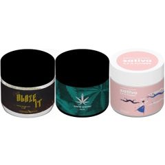Custom Glass Jar 2 Oz With Label