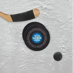 Custom Hockey Puck Theme Coasters